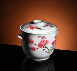 中南海用水点桃花茶具