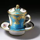 维也纳窑描金巧克力杯