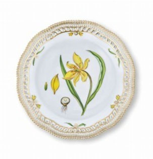 丹麦皇家哥本哈根丹麦之花瓷盘